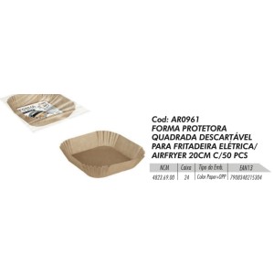 FORMA DESCARTAVEL QUAD*20CM (50PC) 215304 STARTOOLS