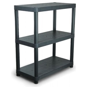 PRATELEIRA *45X30*X 3 (PRETA) 711341 INJEPLASTEC