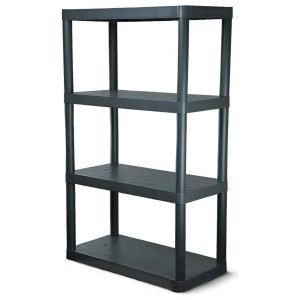 PRATELEIRA *45X30*X 4 (PRETA) 711303 INJEPLASTEC