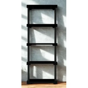 PRATELEIRA *45X30*X 5 (PRETA) 711365 INJEPLASTEC