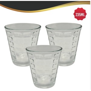 JG COPO VIDRO C/3 (235ML) 508189 H-100