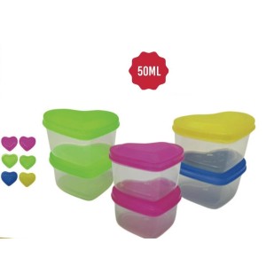 CJ POTE MINI C/6 (CORACAO*50ML) 509292 H-100