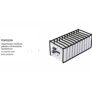 ORGANIZADOR C/11 DIV.(32X12X12CM) 162694 TOP UTIL