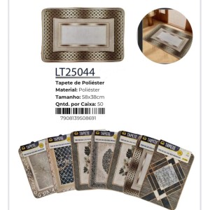 TAPETE FORMATOS*DOURADO (58X38CM) 508691 H-100