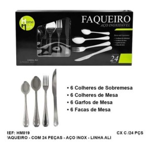 FAQUEIRO INOX C/24PCS (CX TRADICIONAL) 177711 HM