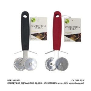 CARRETILHA DUPLA 17,CM (INOX*CB PLAST) 178381 HM