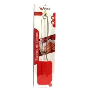 ESPATULA SILICONE 24CM (VERM*CRISTAL) 117994 WELLMIX