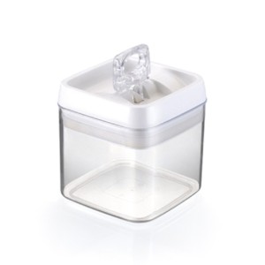 POTE QUAD.HERMETICO (1,1 LTS ) 702813 INJEPLASTEC