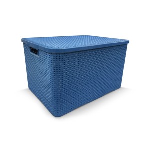 CAIXA RATTAN AZUL ( 07 LTS) 800709 ARQPLAST