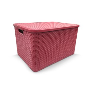 CAIXA RATTAN ROSA (07 LTS) 803175 ARQPLAST