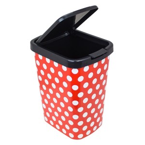 LIXEIRA CLICK **POA VERMELHA** 801119 ARQPLAST