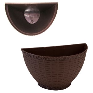 VASINHO PAREDE RATTAN 545 (COFFE) 705456 INJEPLASTEC