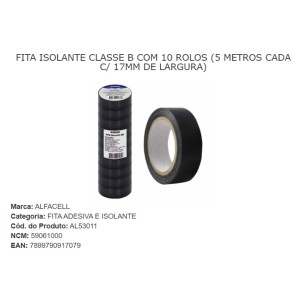 FITA ISOLANTE 5MT (PCT C/10 ) 502753/170675 SQ/HM