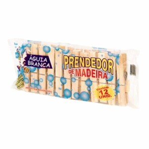 PRENDEDOR MADEIRA (PEQ.) 252522 AGUIA BRANCA