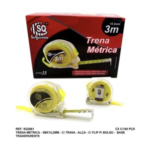 TRENA 3 MTS (TRANSPARENTE) 526087 SQ IMPORT